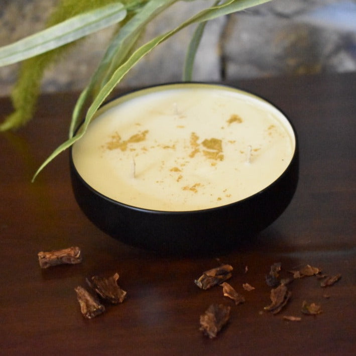 Sweet Leaf Tobacco 24K Gold 3-Wick 16 oz. Candle