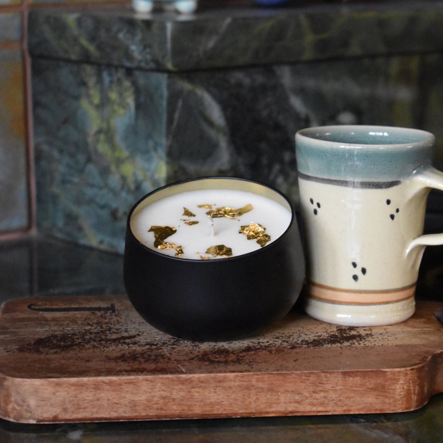 Coffee House 24K Gold Single Wick 7 oz. Candle